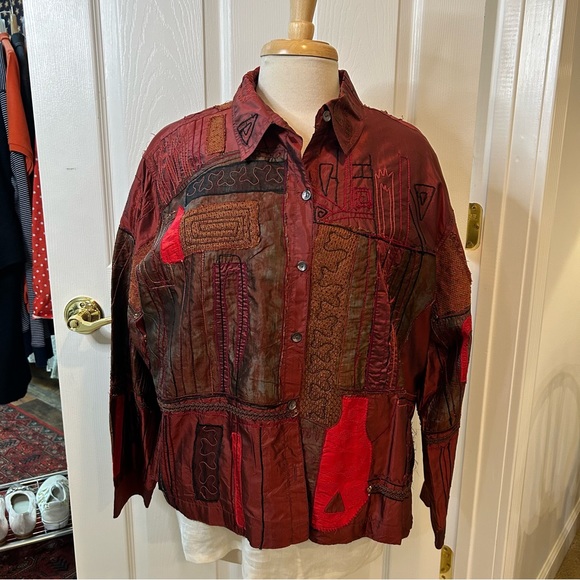 Chico's Tops - CHICO’S MADRE BLOUSE/JACKET NWT